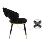 Стул на металлокаркасе Rakel black / gold
