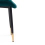 Стул на металлокаркасе Seda-1 green / gold / black