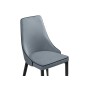 Стул на металлокаркасе Kora 1 gray / black