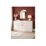 Комод Ливерпуль белый / ясень ваниль НМ-1012-100