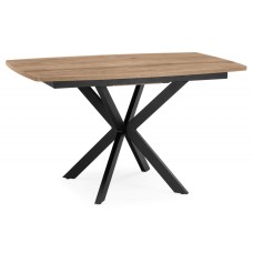 Стол деревянный Палу 130(170)х80 дуб веллингтон / черный Стол деревянный Палу 130(170)х80 дуб веллингтон / черный