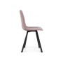 Стул на металлокаркасе Чилли розовый / черный Стул на металлокаркасе Чилли розовый / черный