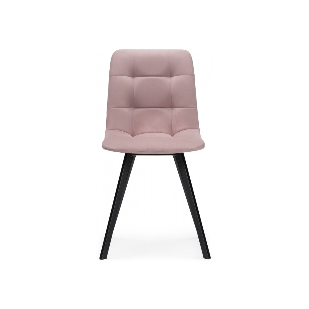 Стул на металлокаркасе Чилли розовый / черный Стул на металлокаркасе Чилли розовый / черный