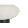Керамический стол Гравент 90 carmen light grey / черный