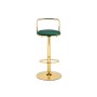 Барный стул Lusia green / gold