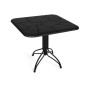 Пластиковый стол SHT-TU25/TT30 83/83 черный муар / черный