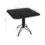 Пластиковый стол SHT-TU25/TT30 83/83 черный муар / черный