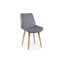 Стул деревянный Седа темно-серый (zd 995) / светлое дерево np