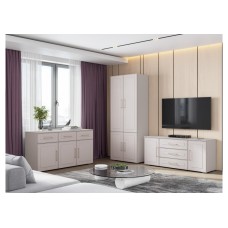 Готовая гостиная Мотру кашемир / шампань комплектация 2 Готовая гостиная Мотру кашемир / шампань комплектация 2