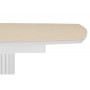Керамический стол Фестер 140(180)х80 okara light yellow / белый