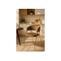 Стул на металлокаркасе Kamelia cappuccino / gold