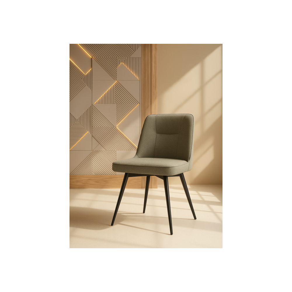 Стул на металлокаркасе Texas 3 поворотный светло-серый / черный Стул на металлокаркасе Texas 3 поворотный светло-серый / черный