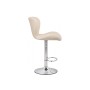 Барный стул Porch beige / chrome