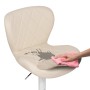 Барный стул Porch beige / chrome