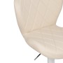 Барный стул Porch beige / chrome