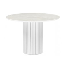 Керамический стол Гравент 110 onyx bianco soft satin / белый Керамический стол Гравент 110 onyx bianco soft satin / белый
