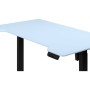 Компьютерный стол Маркос 140х80 голубой / черный