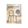 Пластиковый стул Simple gray