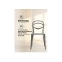 Пластиковый стул Simple gray