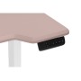 Компьютерный стол Маркос 140х80 розовый / белый
