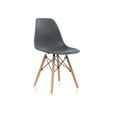 Стул деревянный Eames PC-015 grey