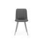 Стул на металлокаркасе Дани темно-серый (zd 995) / серый np