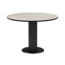 Керамический стол Кэмерон 110 krater perla repose / черный Керамический стол Кэмерон 110 krater perla repose / черный