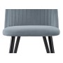 Стул на металлокаркасе Gabi 1 gray / black