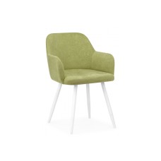 Стул на металлокаркасе Инфини зеленый (ocean 013) / белый