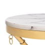 Журнальный стол Monika 50х55 marble / gold