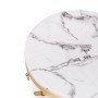 Журнальный стол Monika 50х55 marble / gold