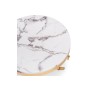 Журнальный стол Monika 50х55 marble / gold