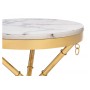 Журнальный стол Monika 50х55 marble / gold
