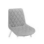 Стул на металлокаркасе Баодин светло-серый / белый