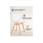 Пластиковый стул Vart clear / wood Пластиковый стул Vart clear / wood