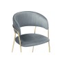 Стул на металлокаркасе Kamelia gold / gray