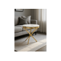 Журнальный стол Monika 50х55 marble / gold