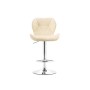 Барный стул Trio beige / chrome