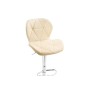 Барный стул Trio beige / chrome