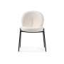 Стул на металлокаркасе Kalipso 1 white / black