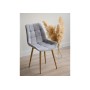 Стул на металлокаркасе Челси К светло-серый (zd 960) / золотой np
