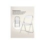 Стул на металлокаркасе Fold 1 складной white / chrome Стул на металлокаркасе Fold 1 складной white / chrome