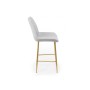 Барный стул Седа 360 светло-серый (zd 960) / золотой np