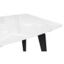 Стол стеклянный Элис 140(200)х80 белый / черный