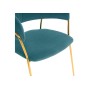 Стул на металлокаркасе на металлокаркасе Kamelia green / gold
