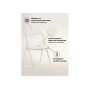 Стул на металлокаркасе Fold 1 складной white / white
