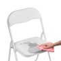 Стул на металлокаркасе Fold 1 складной white / white