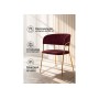 Стул на металлокаркасе Kamelia 1 wine red / gold