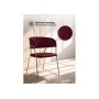 Стул на металлокаркасе Kamelia 1 wine red / gold