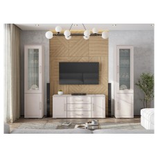 Готовая гостиная Мотру кашемир / шампань комплектация 1